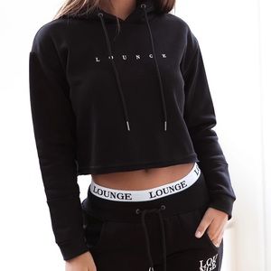 Lounge Apparel Cropped Sweatshirt